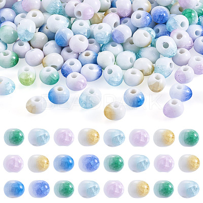 200Pcs Handmade Porcelain Beads PORC-TA0001-61D-1