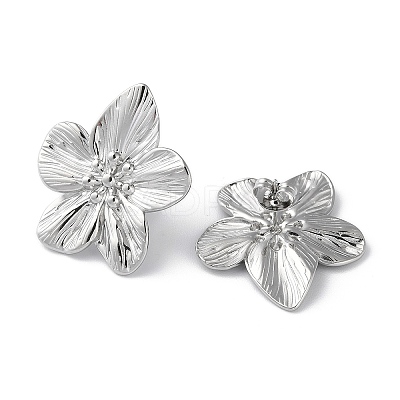 Non-Tarnish 304 Stainless Steel Stud Earrings STAS-Z052-19P-1