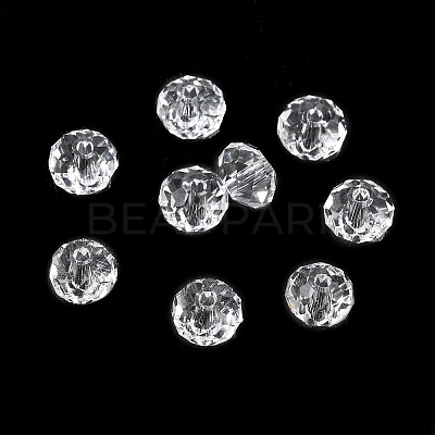 Imitation Austrian Crystal Beads X-SWAR-F068-4x6mm-01-1