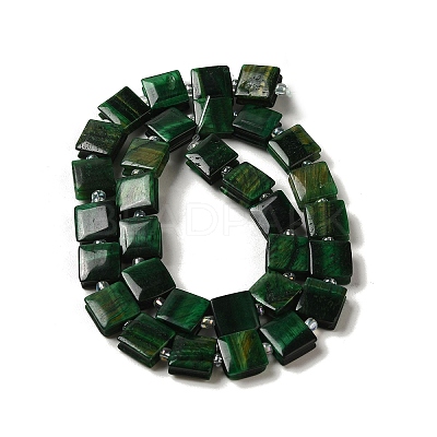 Natural Green Tiger Eye Beads Strands G-L596-A01-B01-1