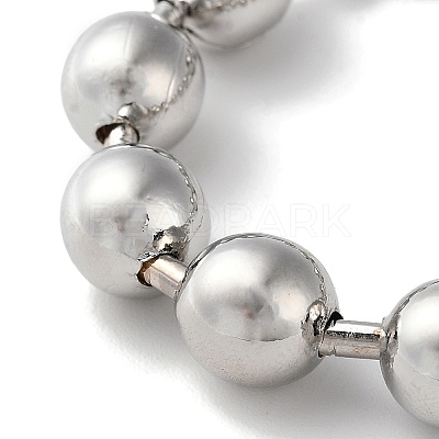Rack Plating Brass Ball Chain Bracelets BJEW-G676-01E-P-1