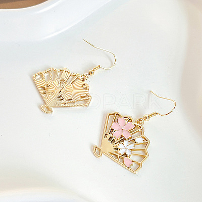Alloy Enamel Dangle Earrings FS-WG5BF49-01-1