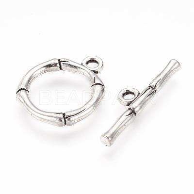 Alloy Toggle Clasps PALLOY-EA9143Y-AS-RS-1