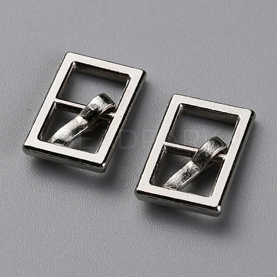 Mini Alloy Center Bar Buckles FIND-WH0135-34P-1