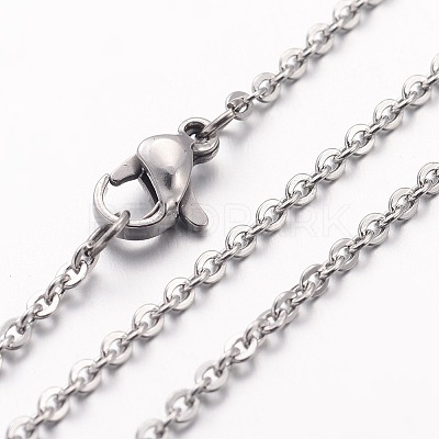 Non-Tarnish 304 Stainless Steel Necklace LS-MAK-K004-17P-1