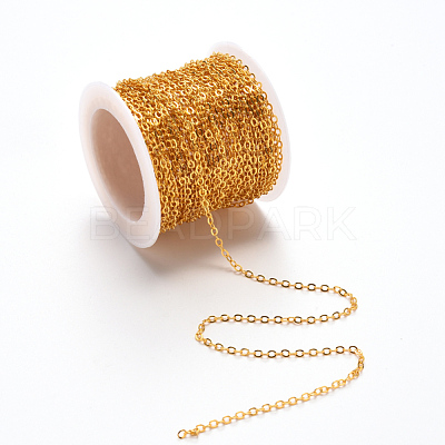 Brass Cable Chains CHC-T008-06C-G-1