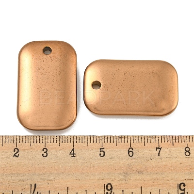 Electroplated Synthetic Non-Magnetic Hematite Pendants G-C136-05E-1