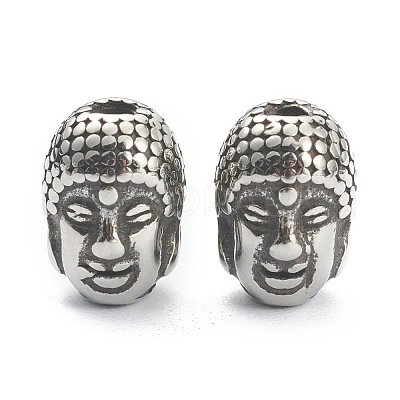 304 Stainless Steel Beads STAS-J037-17AS-1