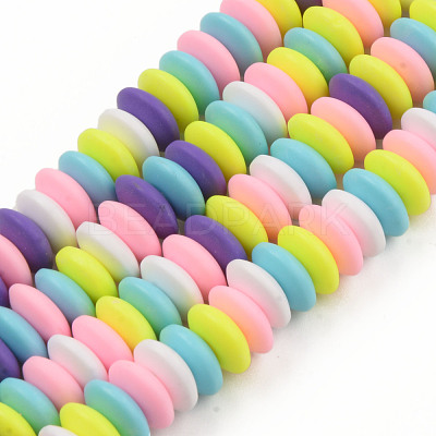 Handmade Polymer Clay Beads Strands CLAY-N008-064-A18-1