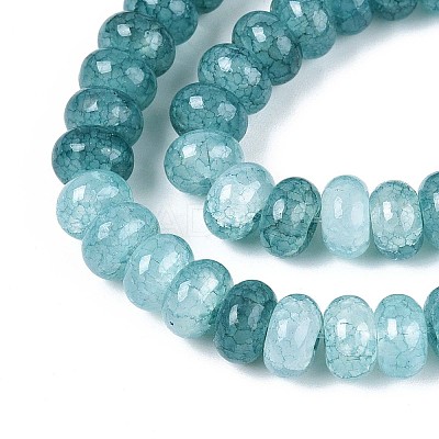 Glass Beads Strands GLAA-N059-5x8mm-01-1