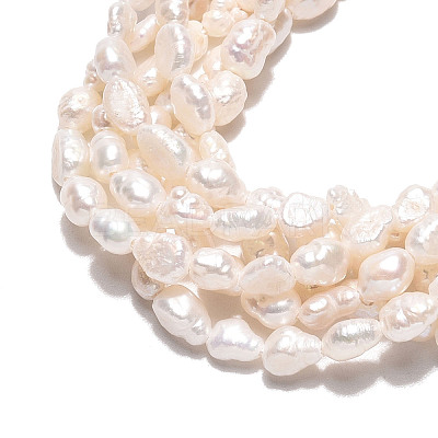 Natural Cultured Freshwater Pearl Beads Strands PEAR-N014-03H-01-1