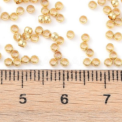 Brass Crimp Beads X-KK-N254-42A-G-1