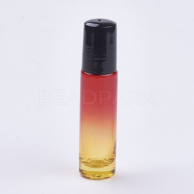 10ml Glass Gradient Color Essential Oil Empty Roller Ball Bottles X-MRMJ-WH0011-B07-10ml-1