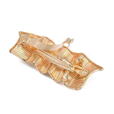 Alloy with Iron Clip Hair Barrettes PHAR-G014-05A-G-1