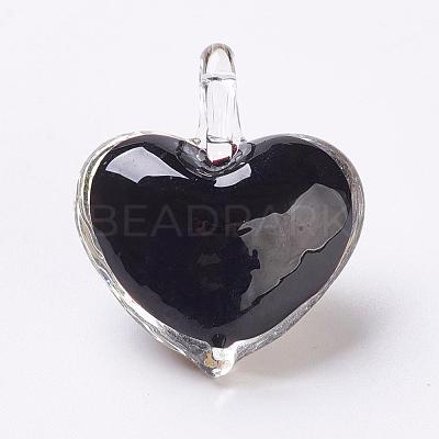 Handmade Lampwork Pendants LAMP-F009-09F-1
