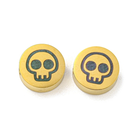 Halloween Theme 304 Stainless Steel Beads LS-STAS-M069-01J-G-1