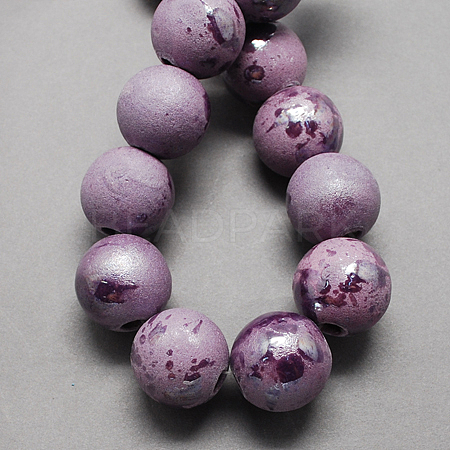 Handmade Porcelain Beads PORC-Q167-12mm-10-1