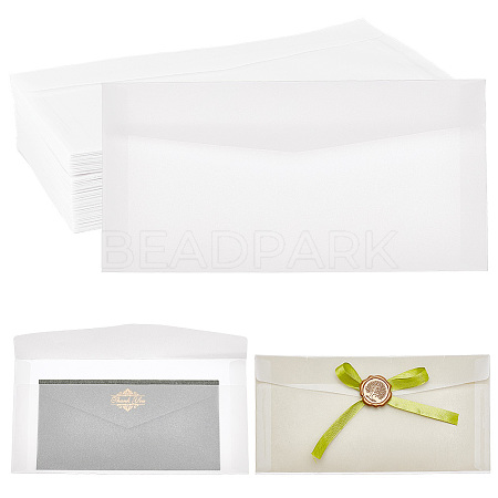 Blank Parchment Paper Envelopes AJEW-WH0038-98A-1