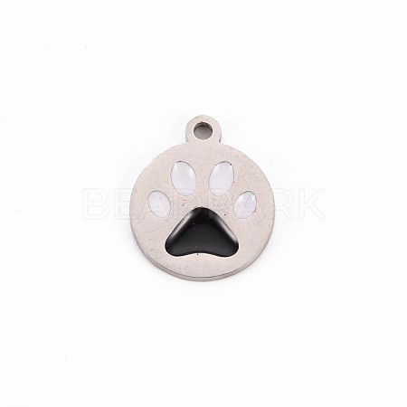 304 Stainless Steel Enamel Charms STAS-Q242-039C-1