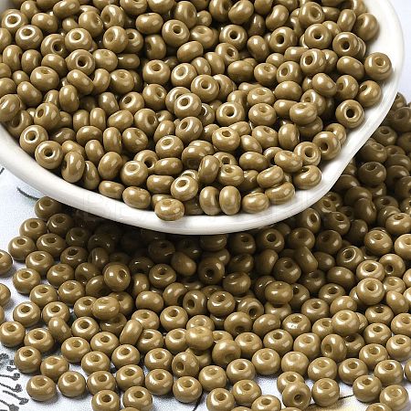 Baking Paint Glass Seed Beads X1-SEED-B001-02A-18-1