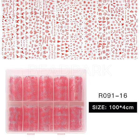 10Rolls Nail Art Transfer Stickers MRMJ-R091-16-1