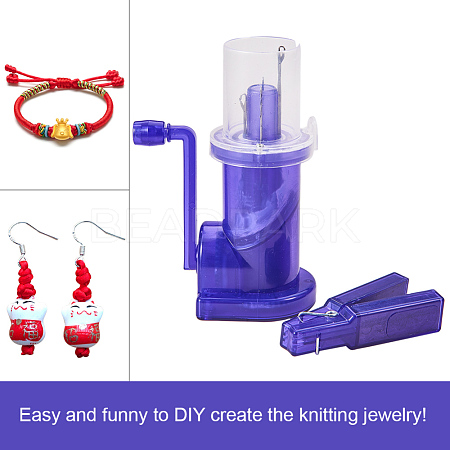 Creative Hand-operated Embellish-Knit Knitting Machine TOOL-WH0042-01-1