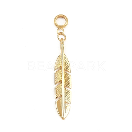 Brass European Dangle Charms PALLOY-JF04457-1