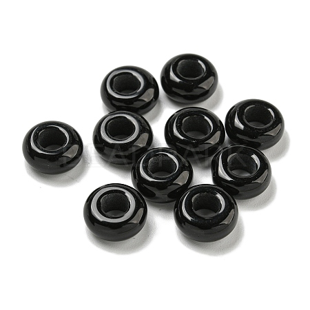 Natural Black Stone Beads X-G-Q173-03A-16-1