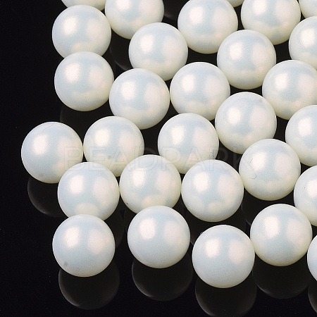 ABS Plastic Imitation Pearl Beads SACR-N005-D-01-1