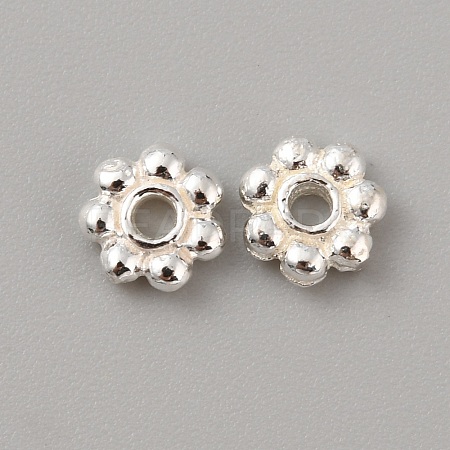 925 Sterling Silver Spacer Beads STER-WH0016-13C-1
