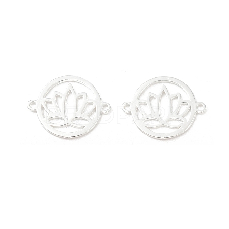 925 Sterling Silver Hollow Connector Charms STER-A046-01S-1