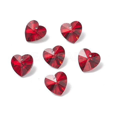 Faceted Glass Charms RGLA-L026-B08-1