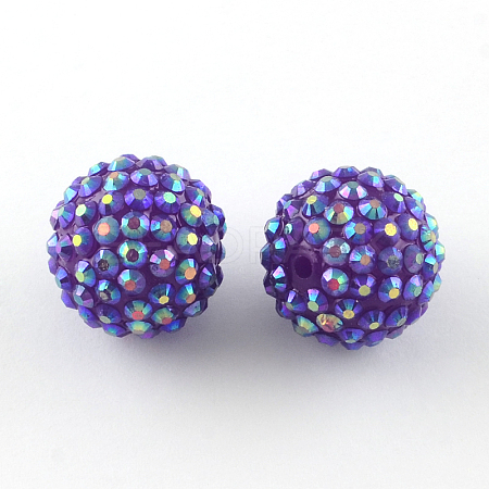 AB-Color Resin Rhinestone Beads RESI-S315-18x20-06-1