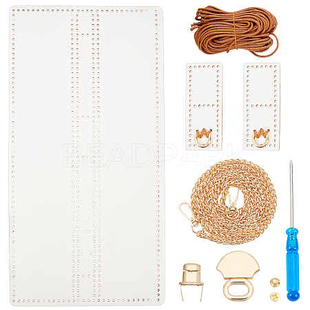 DIY Knitting Rectangle Crossbody Bags Set DIY-WH0260-87B-1