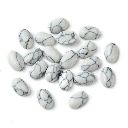 Synthetic Howlite Cabochons G-A094-01A-45-1