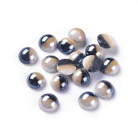 Opaque Glass Cabochons GGLA-S038-10B-4mm-1