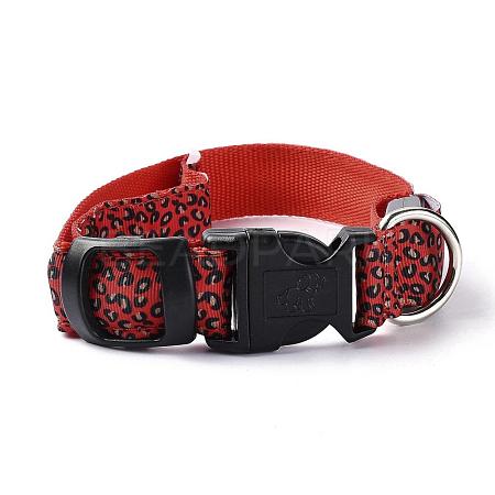 Adjustable Polyester LED Dog Collar MP-H001-A10-1