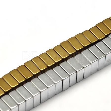 Electroplate Non-magnetic Synthetic Hematite Beads Strands G-I175-04-1