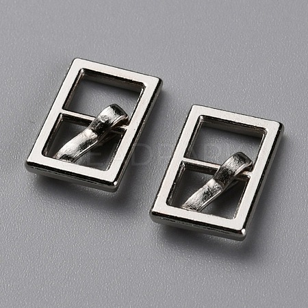 Mini Alloy Center Bar Buckles FIND-WH0135-34P-1