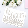 Plastic Drawing Painting Stencils Templates DIY-WH0396-407-3