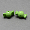 Solid Color Acrylic Beads SACR-R808-01-1