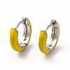 Enamel Hoop Earrings EJEW-G344-02P-2