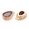 Brass Inlaid Cubic Zirconia Charms KK-S356-771B-2