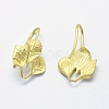 Brass Earring Hooks KK-K186-72C-RS-2