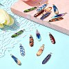 16Pcs 8 Styles Alloy Enamel Pendants FIND-FS0002-69-10