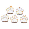 Alloy Enamel Pendants ENAM-T016-22LG-B-RS-1