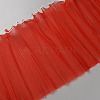 3.8 Yards Polyester Pleated Lace Trim OCOR-WH0092-22C-2