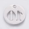 Non-Tarnish 304 Stainless Steel Pendants STAS-F233-10-P-2