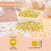 Opaque Glass Round Seed Beads GLAA-TAC0025-07A-07-4