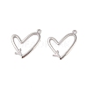 Glass Clear Rhinestone Pendants KK-N254-63P-1
